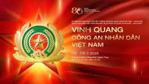 Tuyên truyền kỷ niệm 80 năm Ngày truyền thống Công an nhân dân Việt Nam (19/8/1945 - 19/8/2025) và 20 năm Ngày hội Toàn dân bảo vệ an ninh Tổ quốc (19/8/2005 - 19/8/2025)